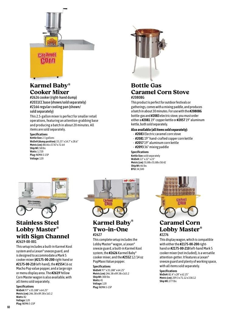Gold Medal Products Concession Products Catalog Weekly Ad January 1 - December 31, 2026
