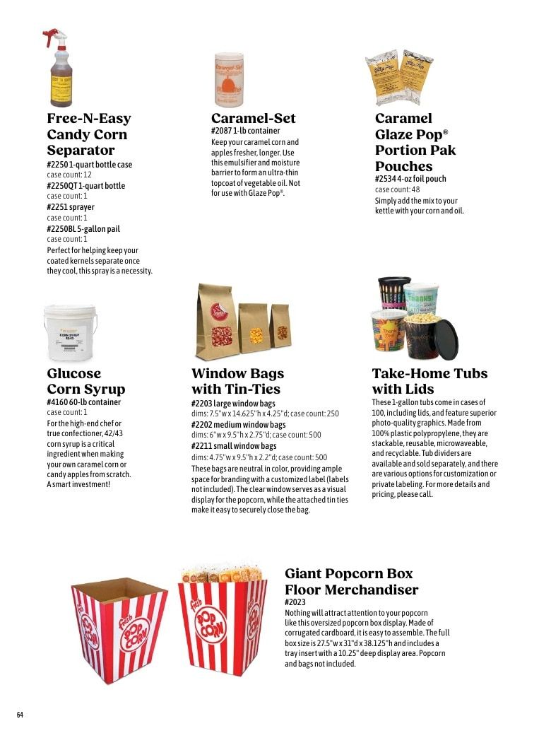 Gold Medal Products Concession Products Catalog Weekly Ad January 1 - December 31, 2026