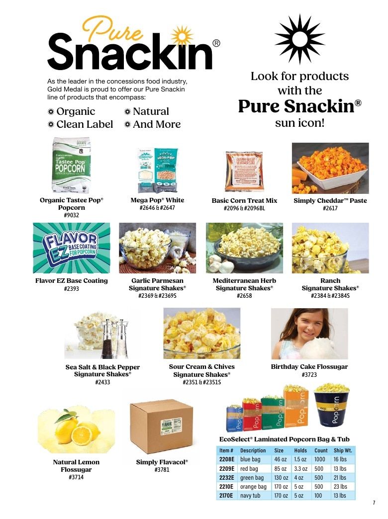 Gold Medal Products Concession Products Catalog Weekly Ad January 1 - December 31, 2026