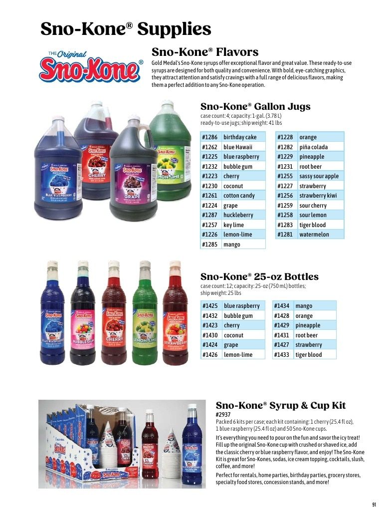 Gold Medal Products Concession Products Catalog Weekly Ad January 1 - December 31, 2026