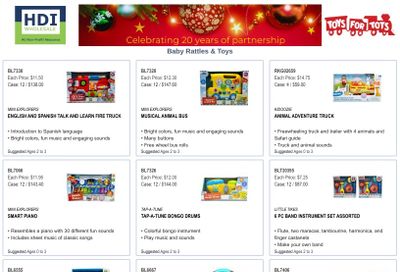 HDI Wholesale Toys and Gifts Catalog Weekly Ad January 1 - December 31, 2026