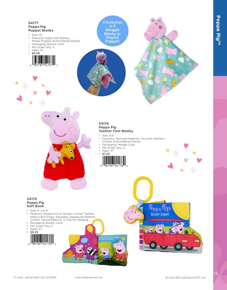 Kids Preferred Annual Licensed Toys Catalog Weekly Ad January 1 - December 31, 2026