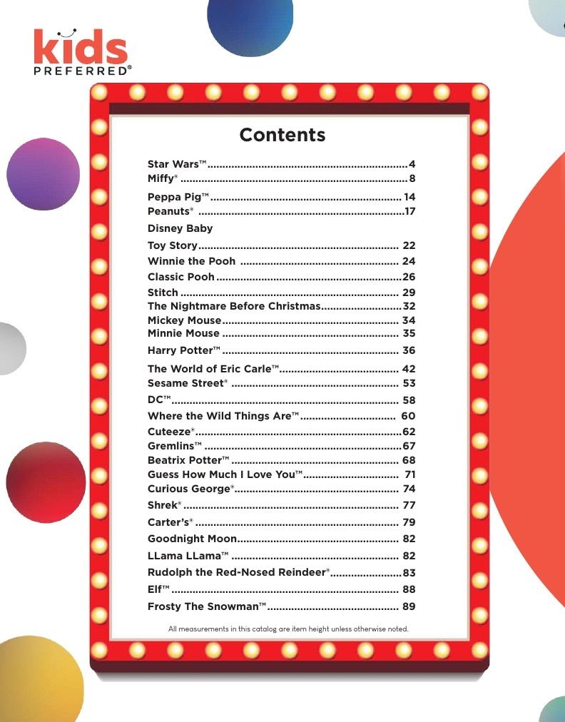 Kids Preferred Annual Licensed Toys Catalog Weekly Ad January 1 - December 31, 2026