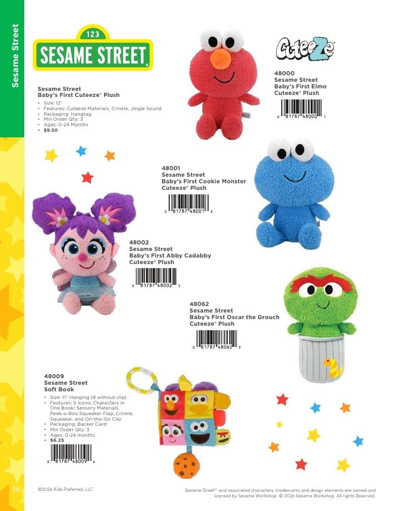 Kids Preferred Annual Licensed Toys Catalog Weekly Ad January 1 - December 31, 2026