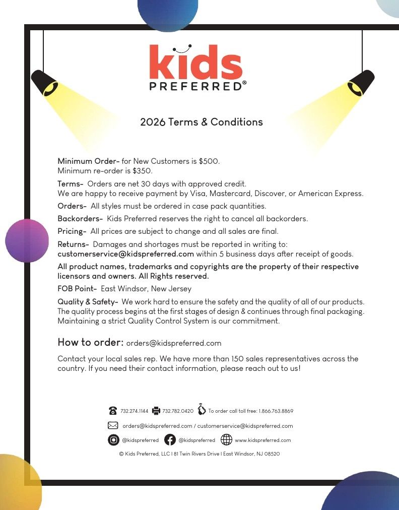 Kids Preferred Annual Licensed Toys Catalog Weekly Ad January 1 - December 31, 2026