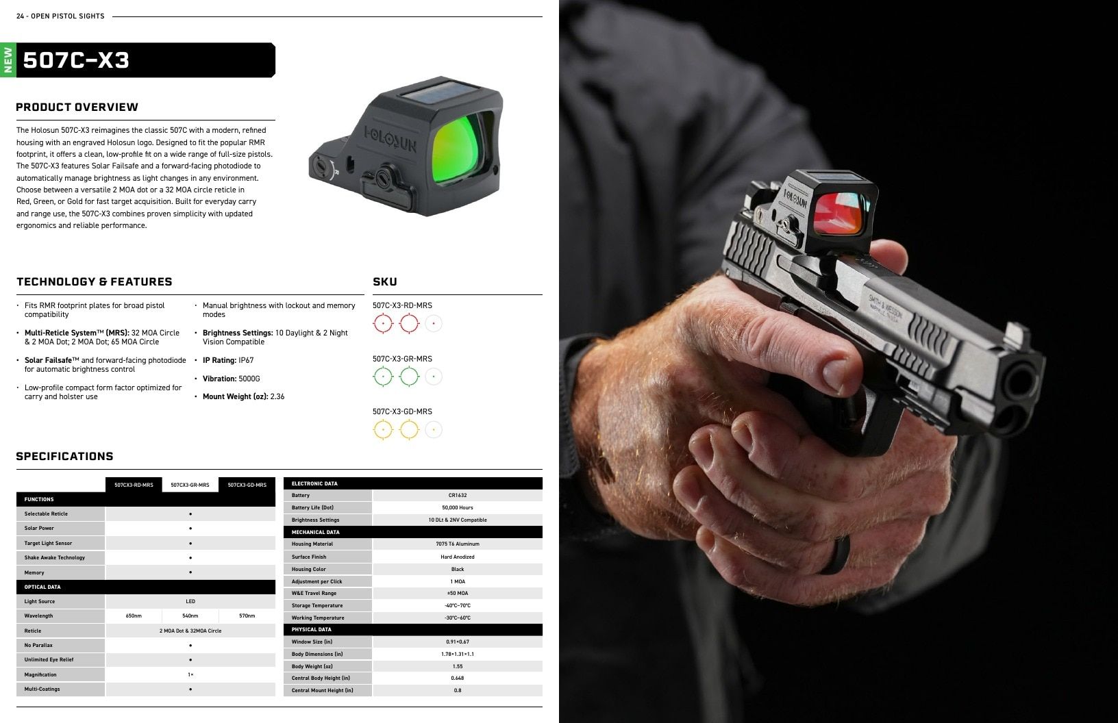 Holosun Optics Products Catalog Weekly Ad January 1 - December 31, 2026