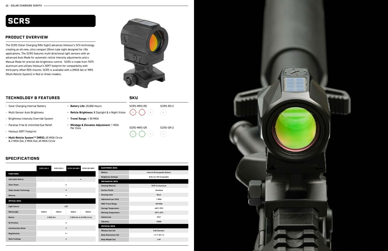 Holosun Optics Products Catalog Weekly Ad January 1 - December 31, 2026