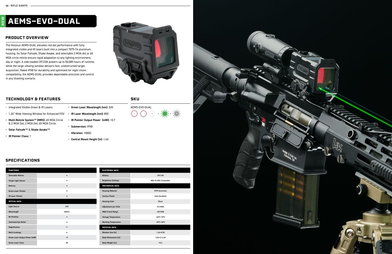 Holosun Optics Products Catalog Weekly Ad January 1 - December 31, 2026