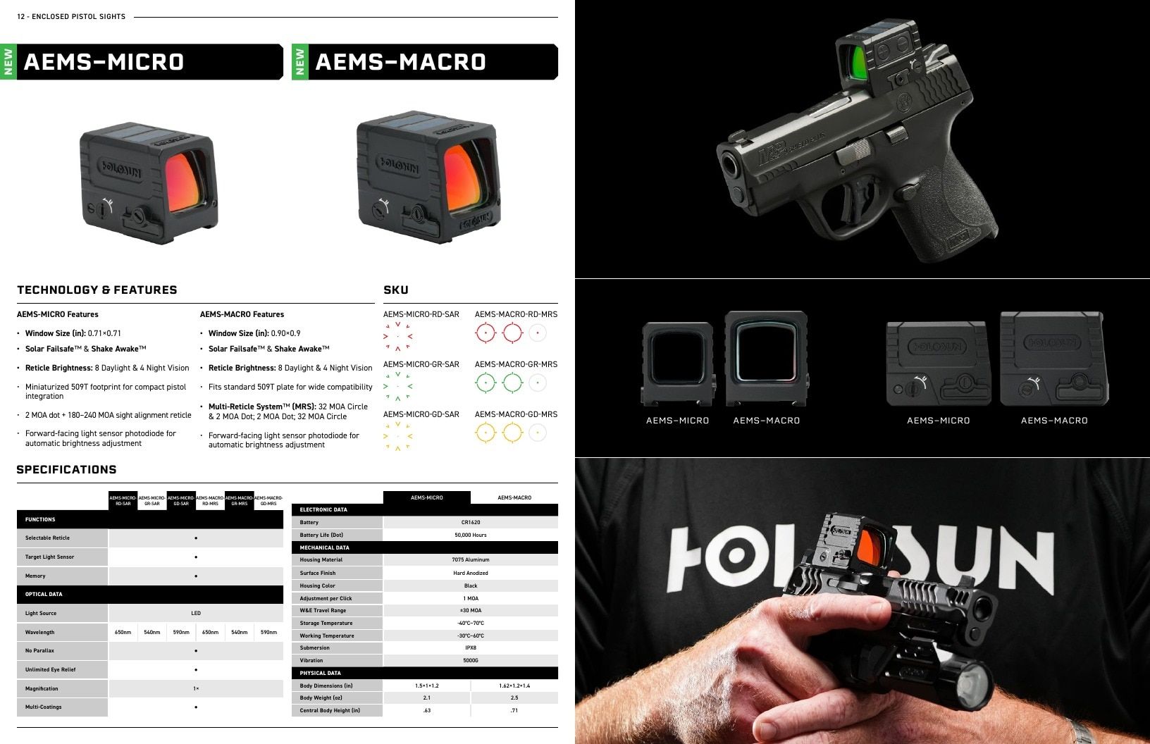 Holosun Optics Products Catalog Weekly Ad January 1 - December 31, 2026