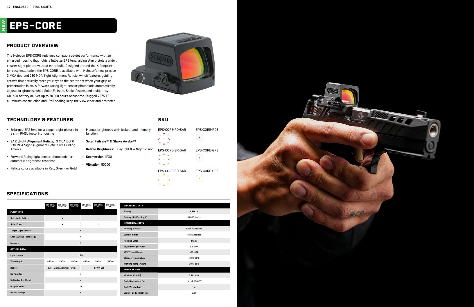 Holosun Optics Products Catalog Weekly Ad January 1 - December 31, 2026