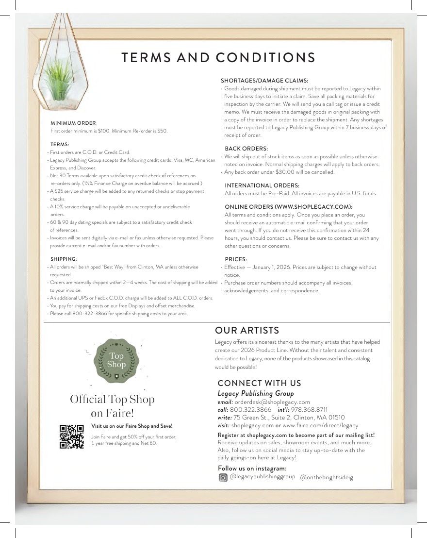 Legacy Publishing Group Gifts Catalog Weekly Ad January 1 - December 31, 2026