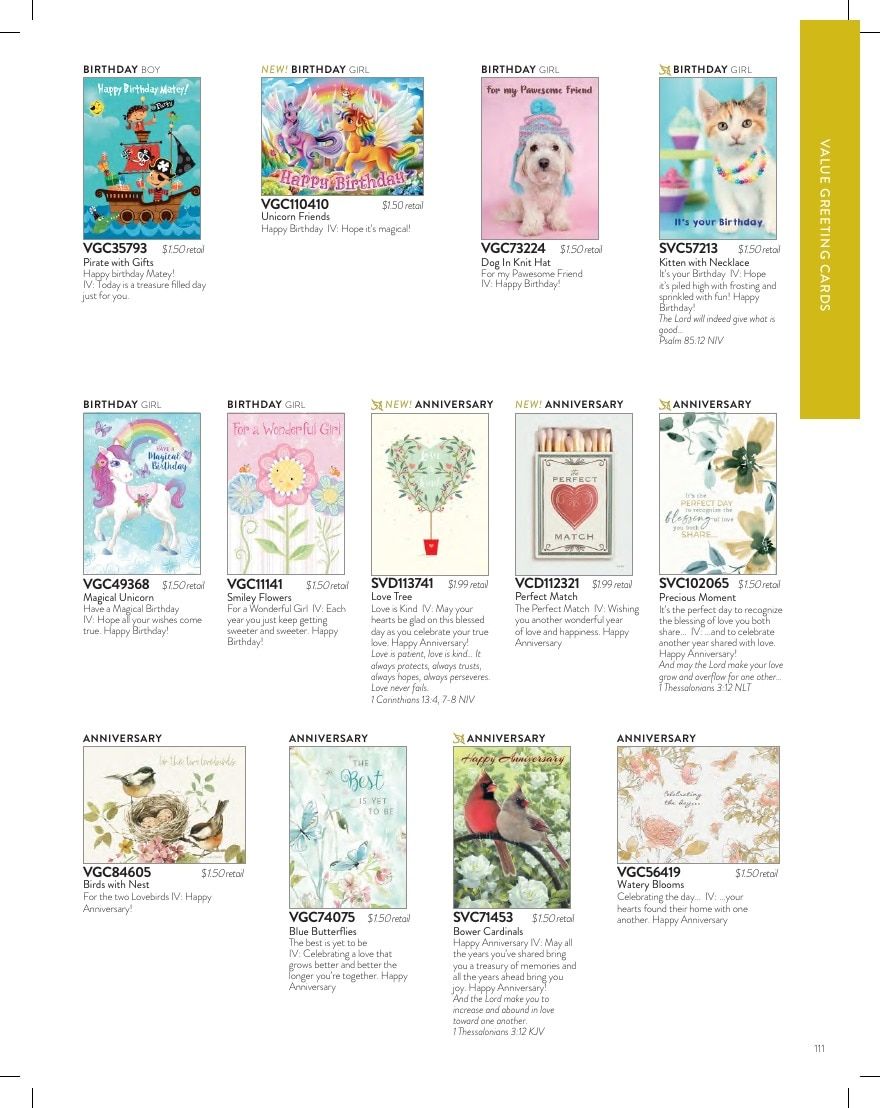 Legacy Publishing Group Greeting Cards Catalog Weekly Ad January 1 - December 31, 2026