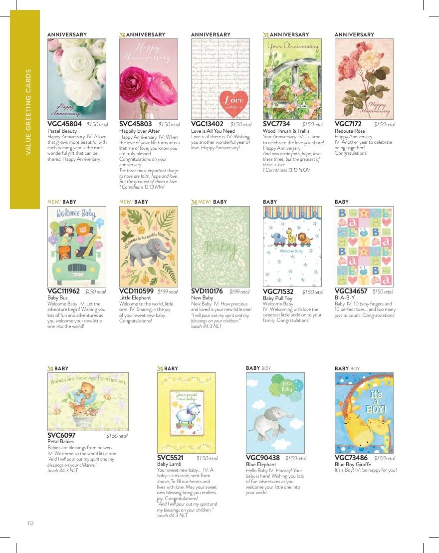 Legacy Publishing Group Greeting Cards Catalog Weekly Ad January 1 - December 31, 2026