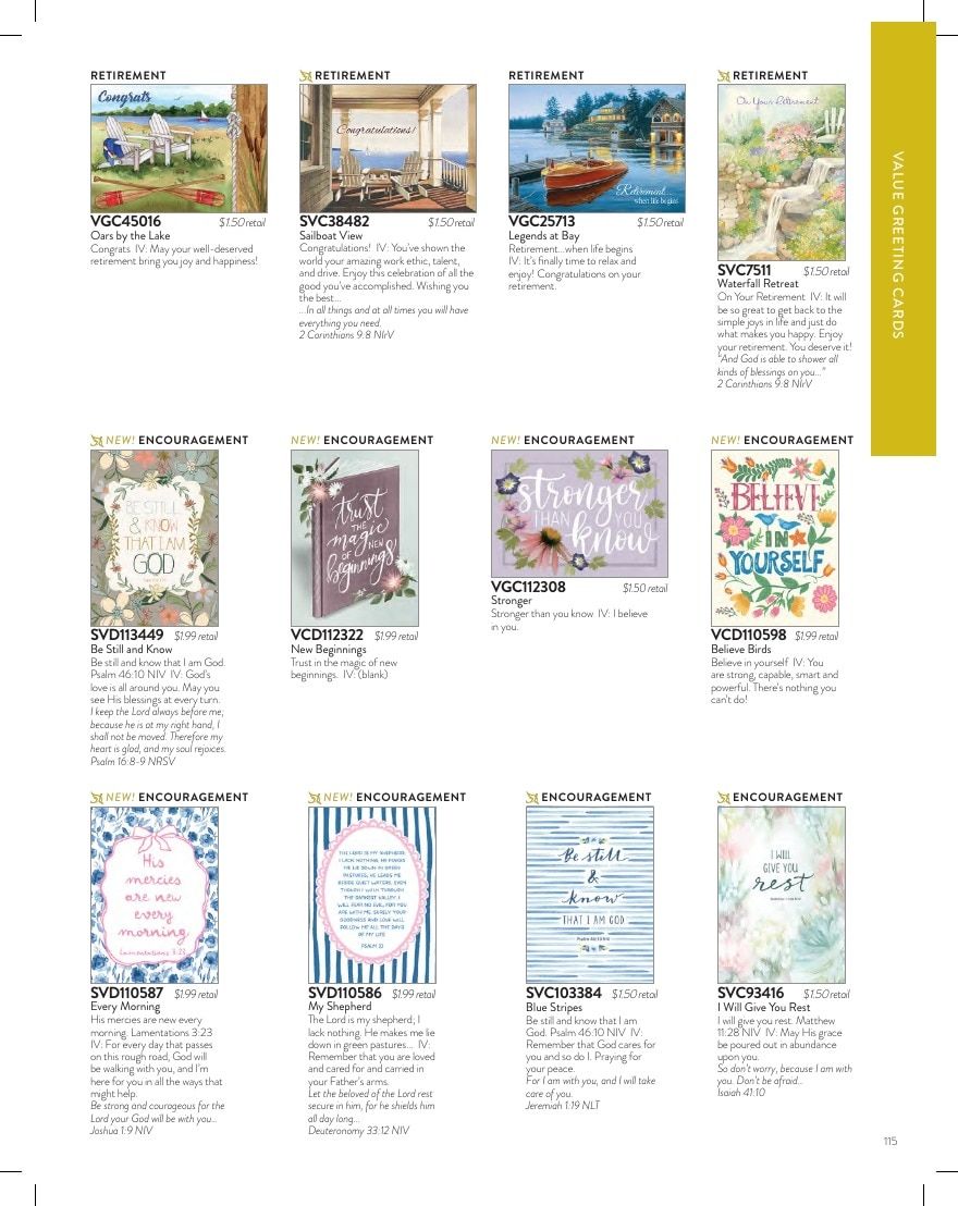Legacy Publishing Group Greeting Cards Catalog Weekly Ad January 1 - December 31, 2026