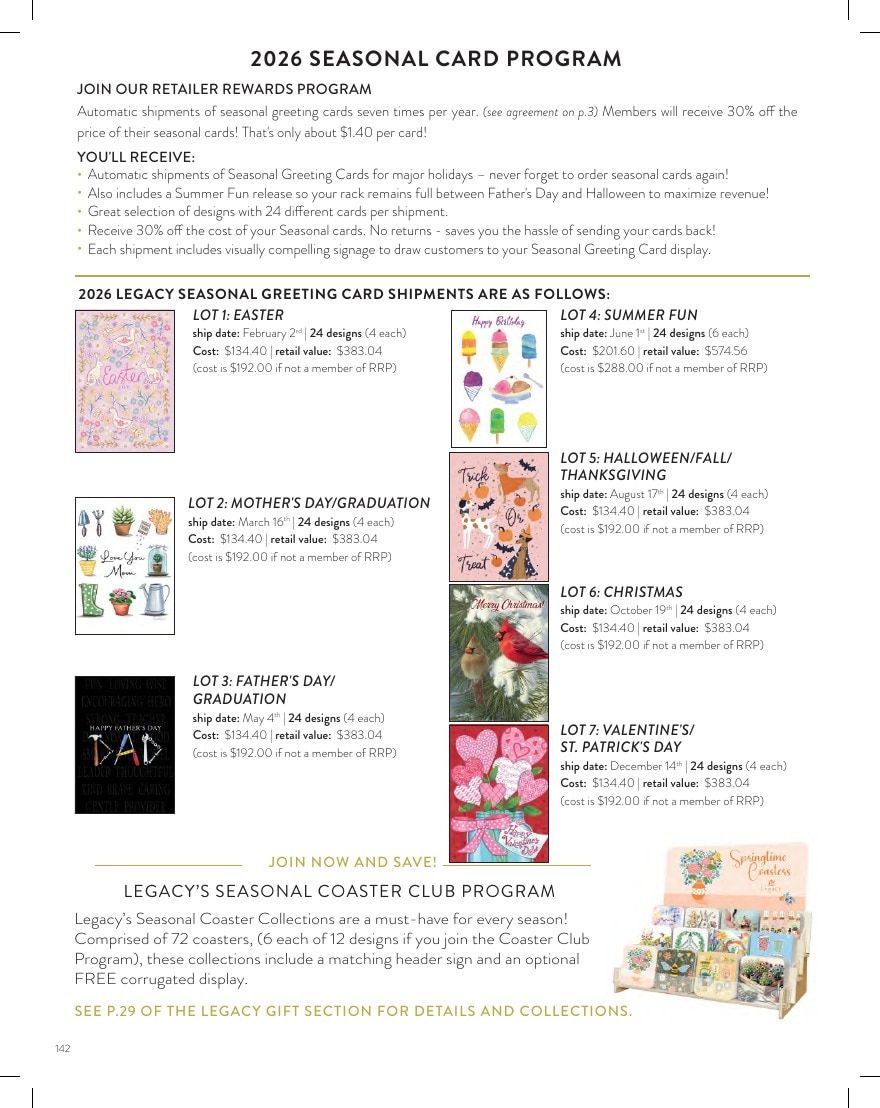 Legacy Publishing Group Greeting Cards Catalog Weekly Ad January 1 - December 31, 2026