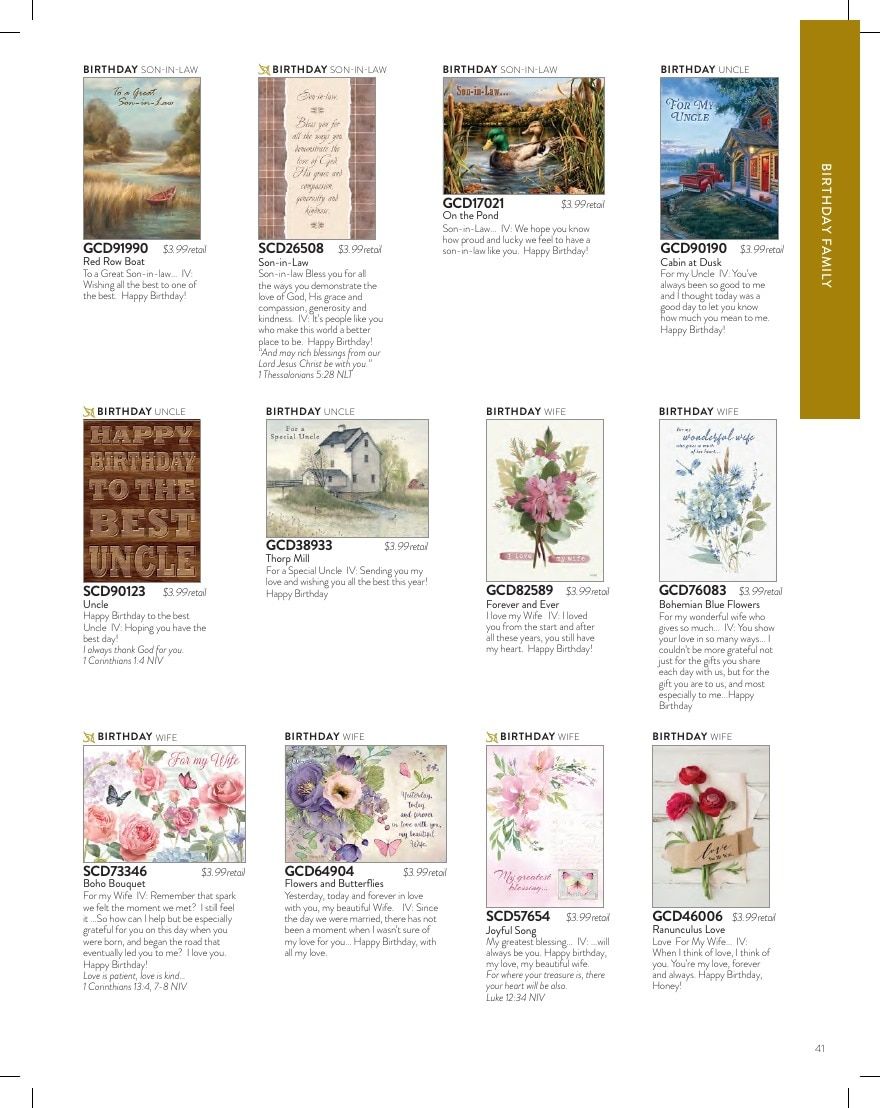 Legacy Publishing Group Greeting Cards Catalog Weekly Ad January 1 - December 31, 2026