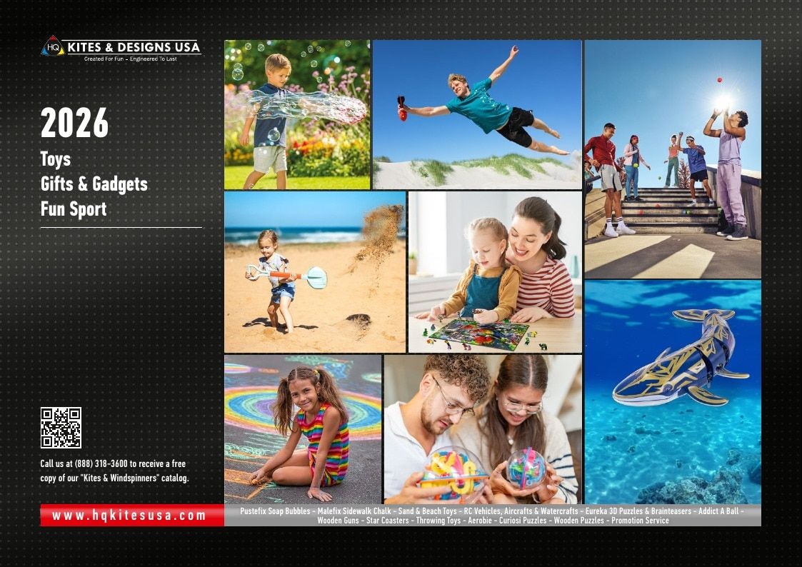 HQ Kites Annual Toys and Gifts Catalog Weekly Ad January 1 - December 31, 2026