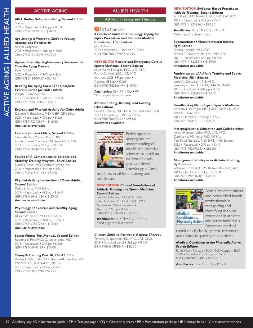 Human Kinetics Books and Courses Catalog Weekly Ad January 1, 2026 - December 31, 2027