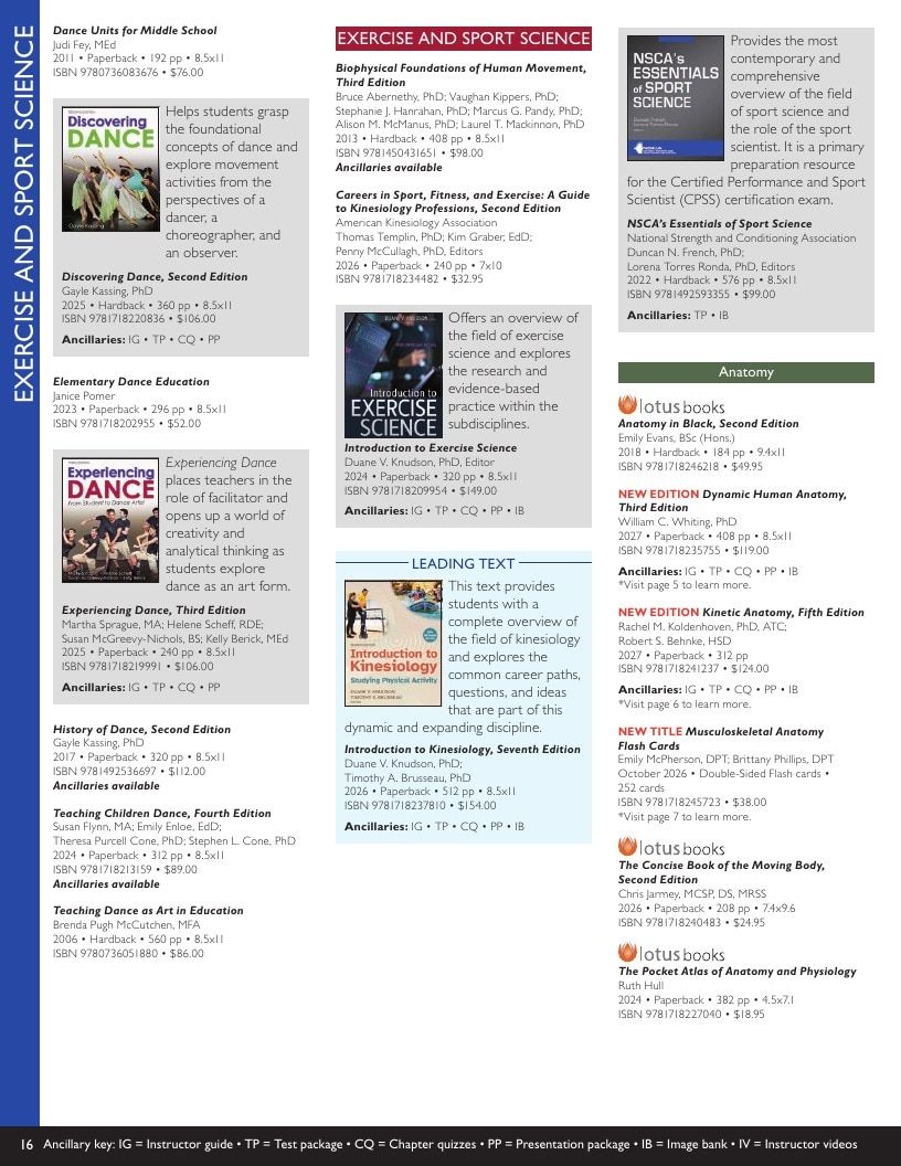 Human Kinetics Books and Courses Catalog Weekly Ad January 1, 2026 - December 31, 2027