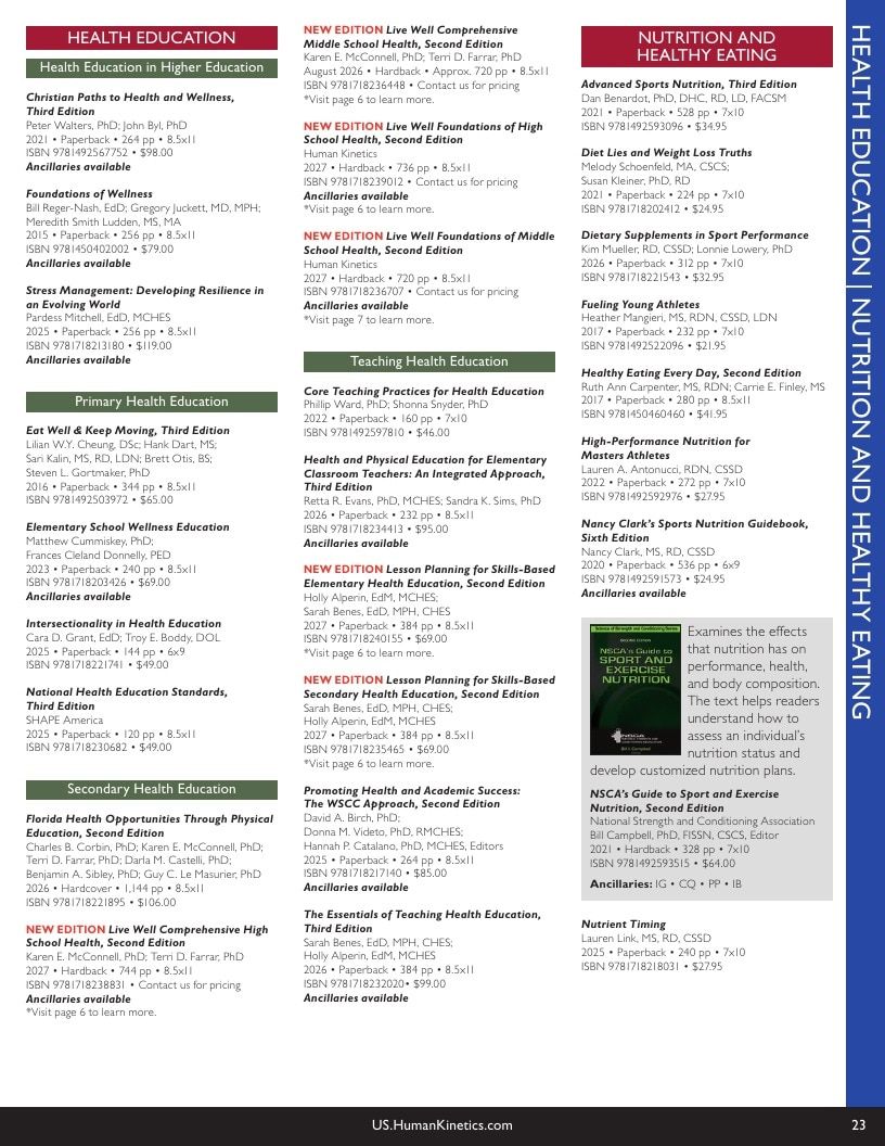 Human Kinetics Books and Courses Catalog Weekly Ad January 1, 2026 - December 31, 2027