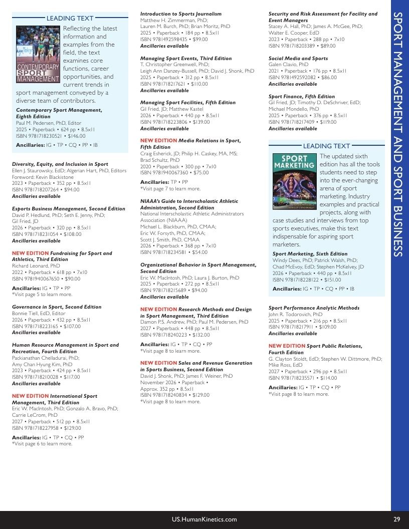 Human Kinetics Books and Courses Catalog Weekly Ad January 1, 2026 - December 31, 2027