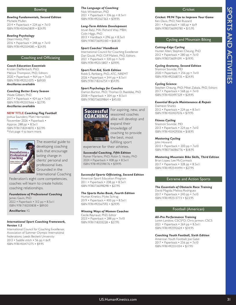 Human Kinetics Books and Courses Catalog Weekly Ad January 1, 2026 - December 31, 2027