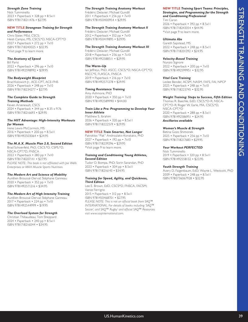 Human Kinetics Books and Courses Catalog Weekly Ad January 1, 2026 - December 31, 2027