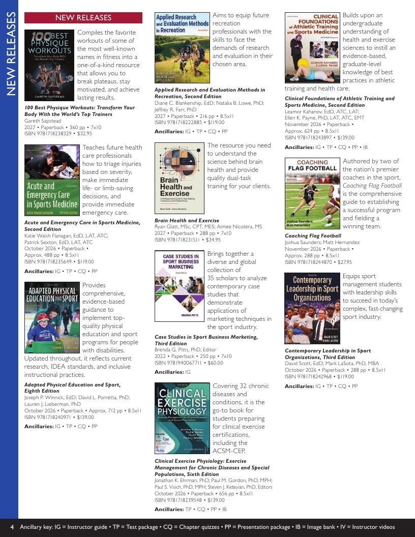 Human Kinetics Books and Courses Catalog Weekly Ad January 1, 2026 - December 31, 2027
