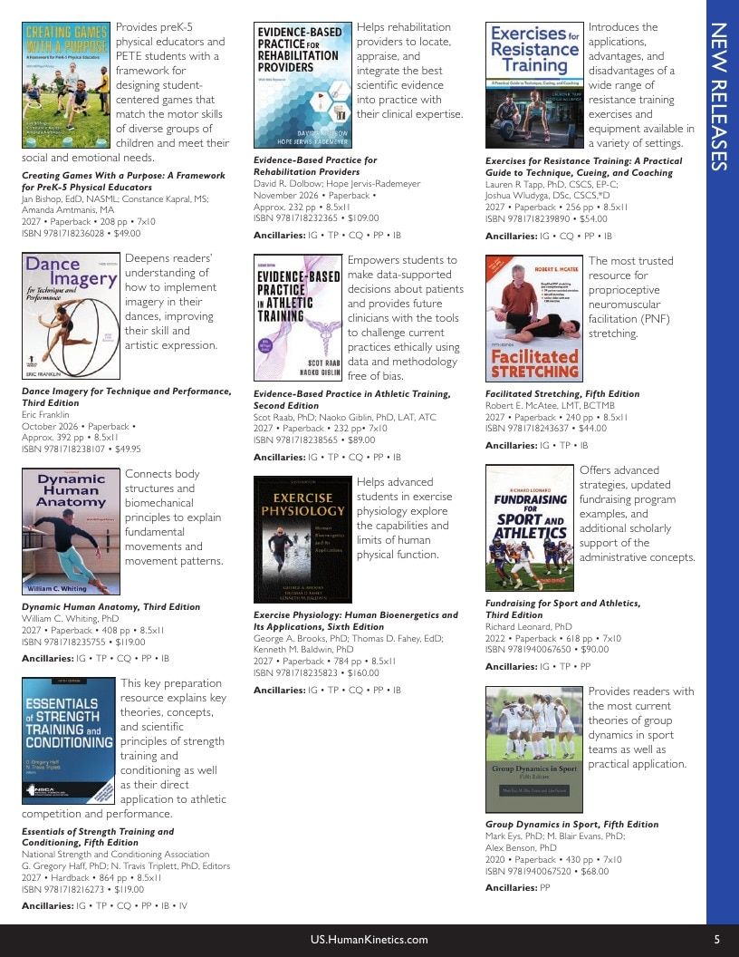 Human Kinetics Books and Courses Catalog Weekly Ad January 1, 2026 - December 31, 2027