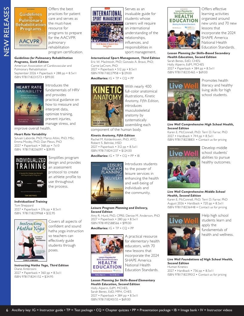 Human Kinetics Books and Courses Catalog Weekly Ad January 1, 2026 - December 31, 2027