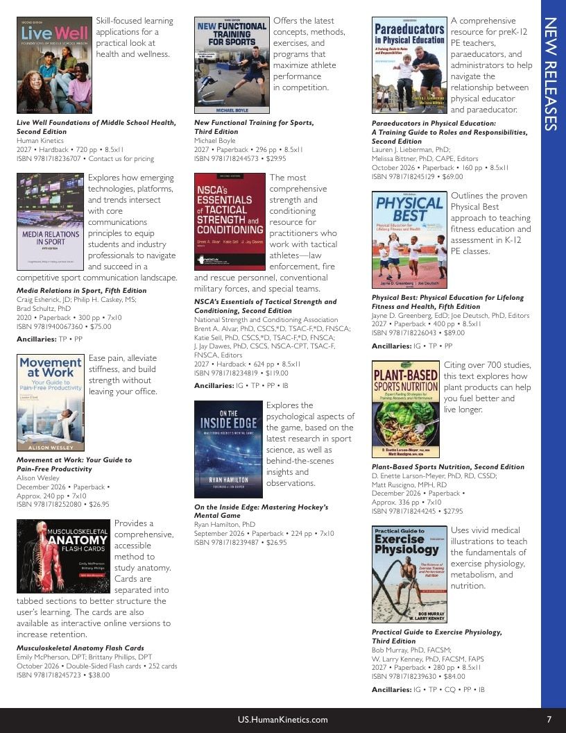 Human Kinetics Books and Courses Catalog Weekly Ad January 1, 2026 - December 31, 2027