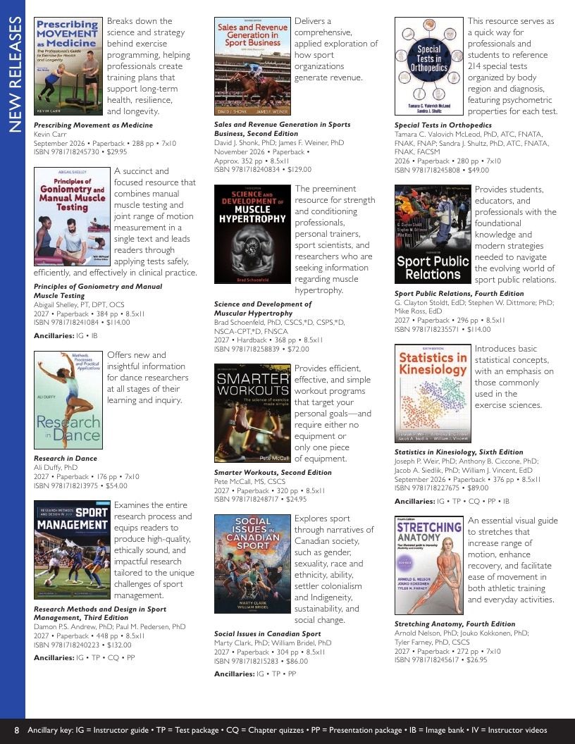 Human Kinetics Books and Courses Catalog Weekly Ad January 1, 2026 - December 31, 2027