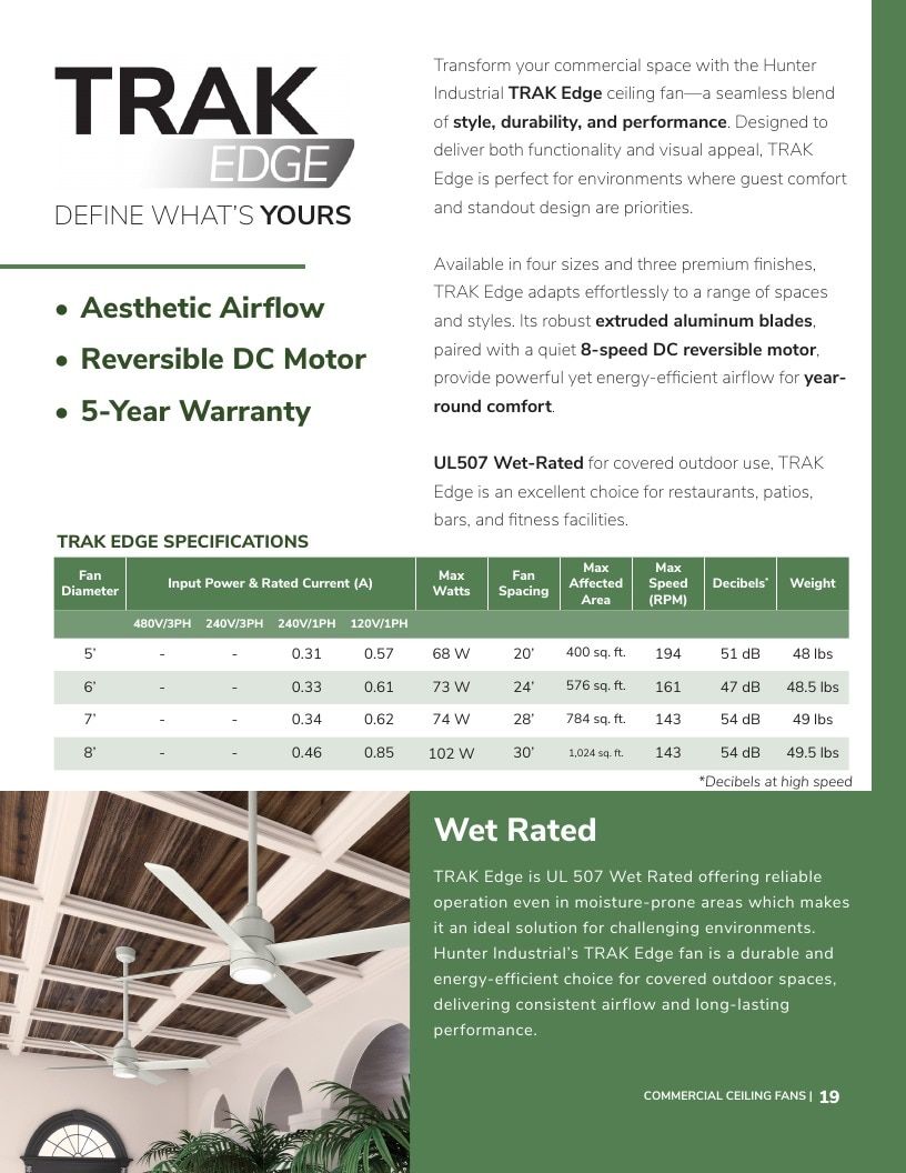 Hunter Industrial Industrial Fans Catalog Weekly Ad January 1 - December 31, 2026
