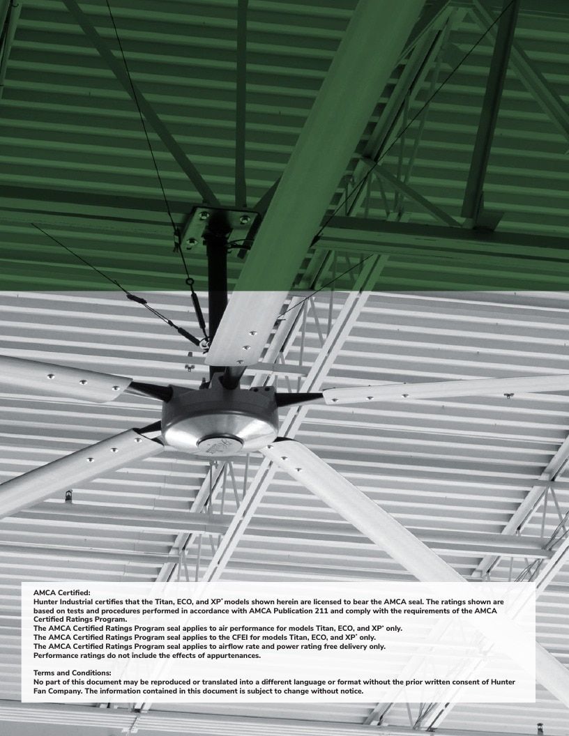 Hunter Industrial Industrial Fans Catalog Weekly Ad January 1 - December 31, 2026
