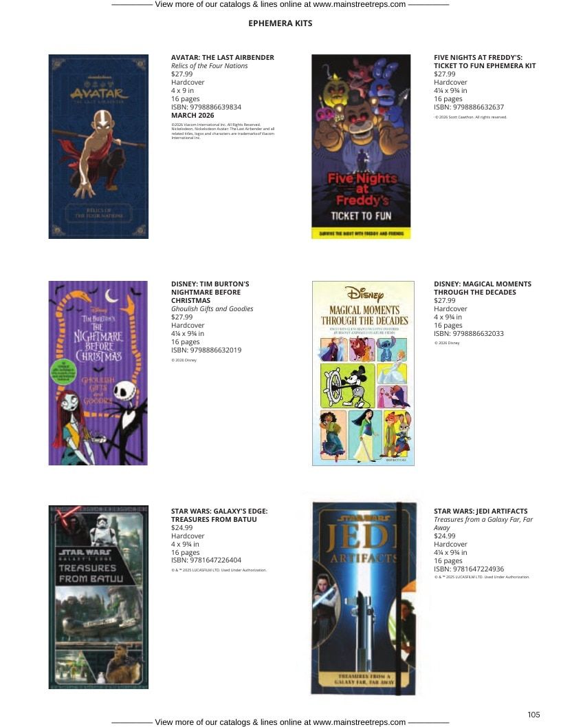 Insight Editions Spring Gift Catalog Weekly Ad January 1 - December 31, 2026