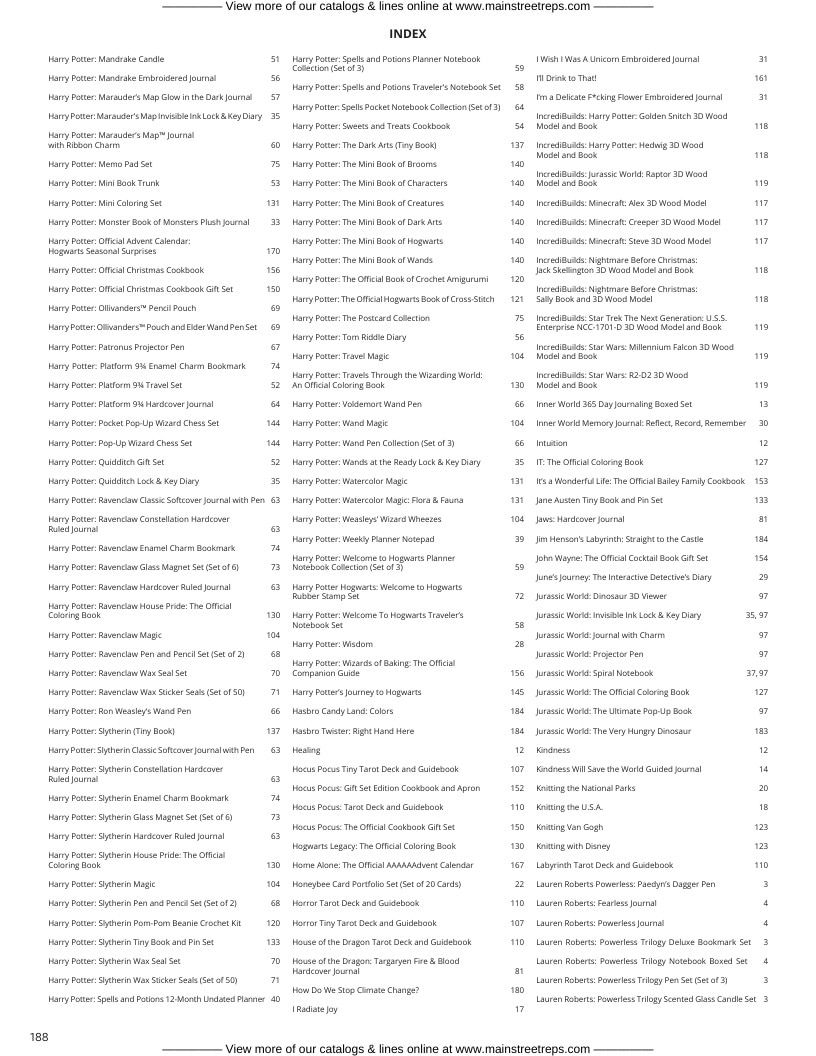 Insight Editions Spring Gift Catalog Weekly Ad January 1 - December 31, 2026
