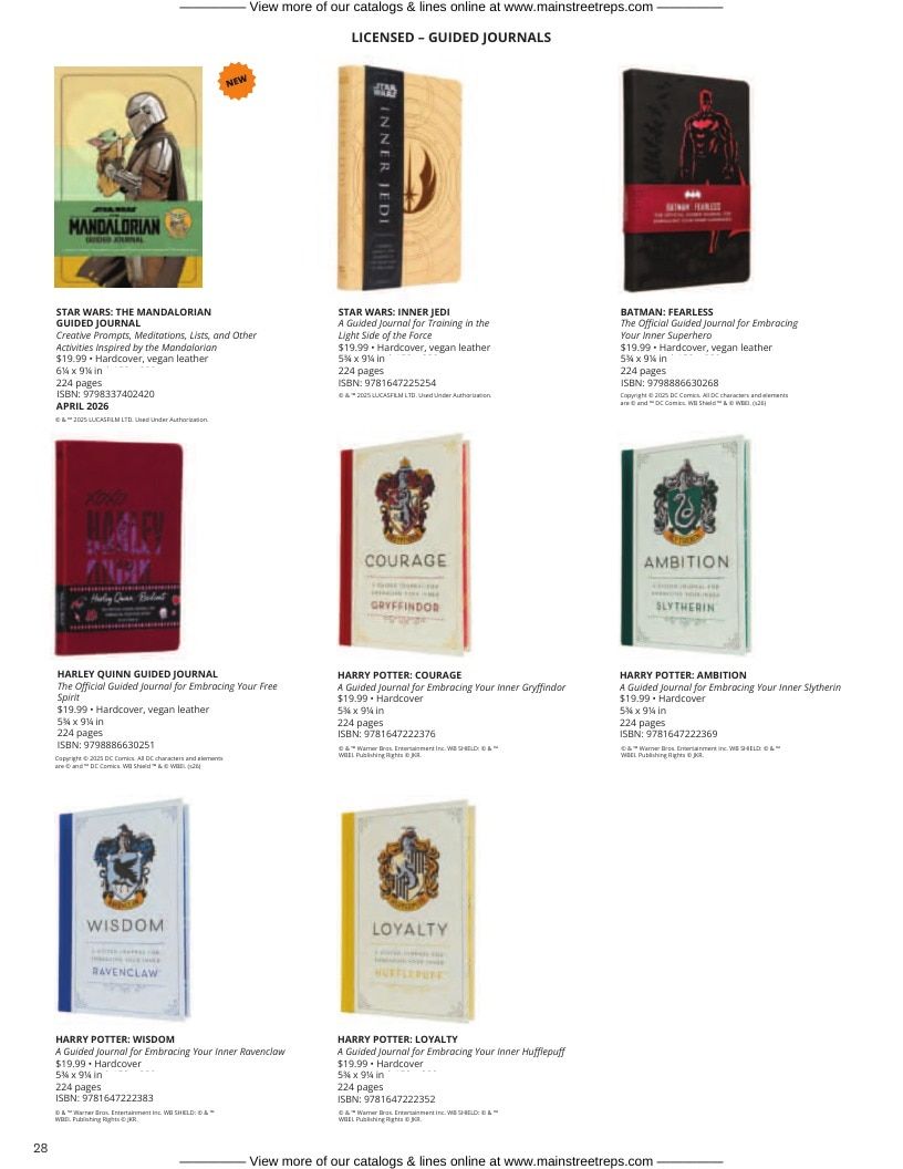 Insight Editions Spring Gift Catalog Weekly Ad January 1 - December 31, 2026