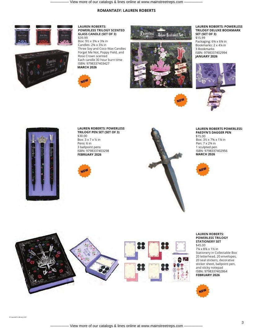 Insight Editions Spring Gift Catalog Weekly Ad January 1 - December 31, 2026