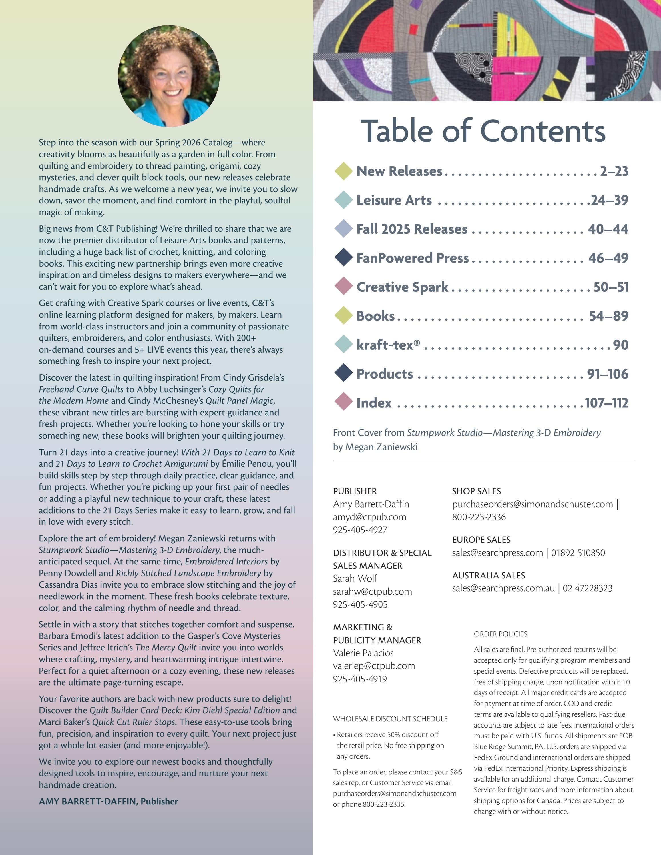 C&T Publishing Spring Book and Craft Catalog Weekly Ad January 1 - December 31, 2026