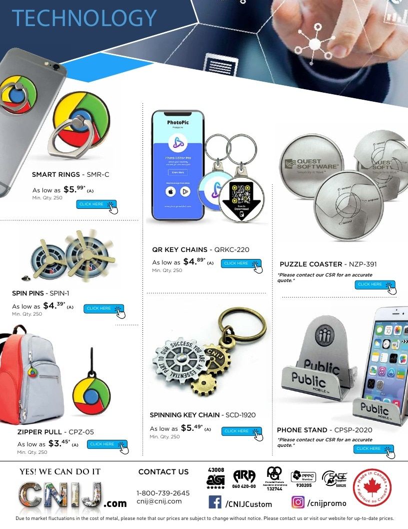 CNIJ Technology Products Weekly Ad January 1 - December 31, 2026