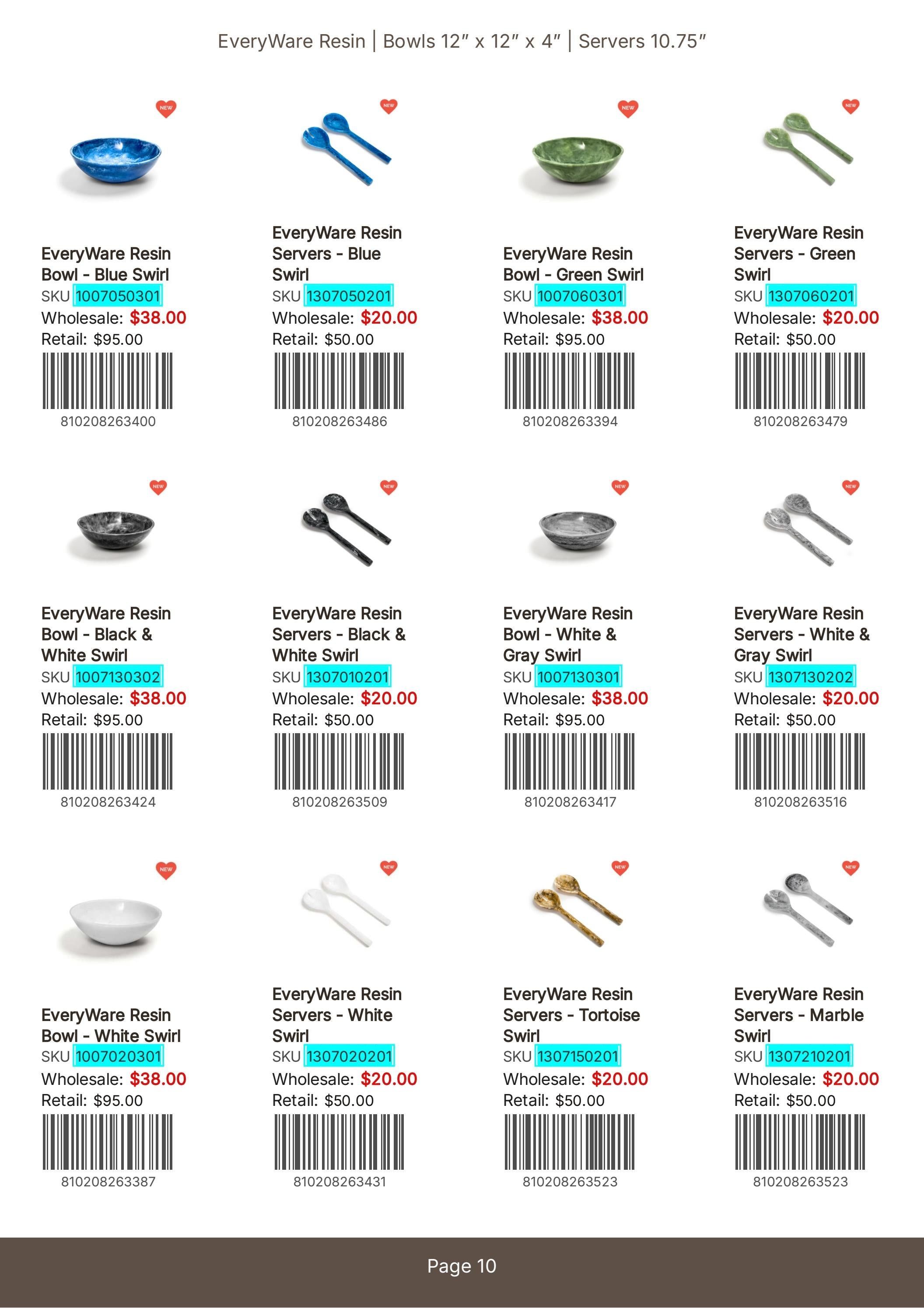 Inspired Generations Annual Tableware Catalog Weekly Ad January 1 - December 31, 2026