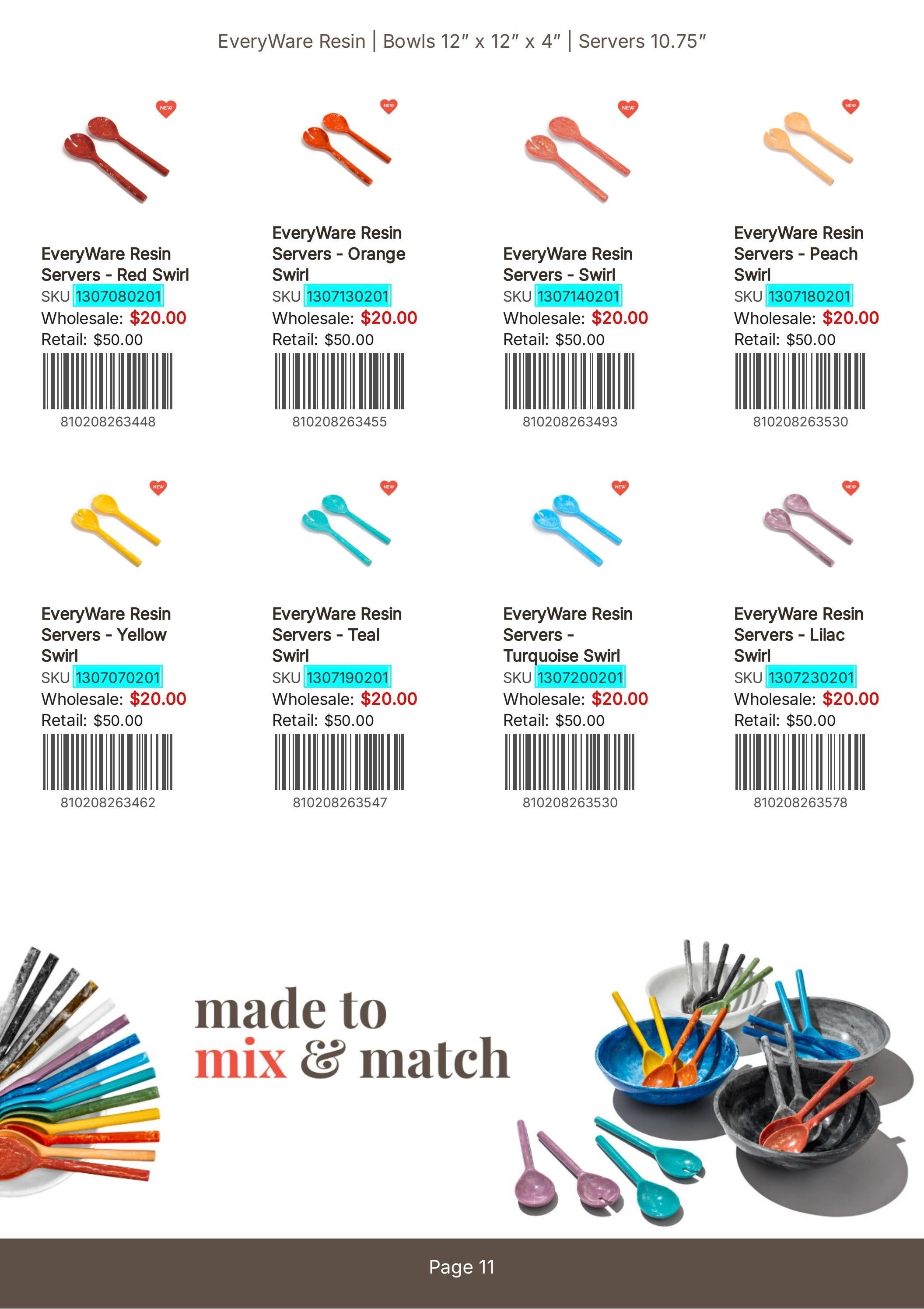 Inspired Generations Annual Tableware Catalog Weekly Ad January 1 - December 31, 2026