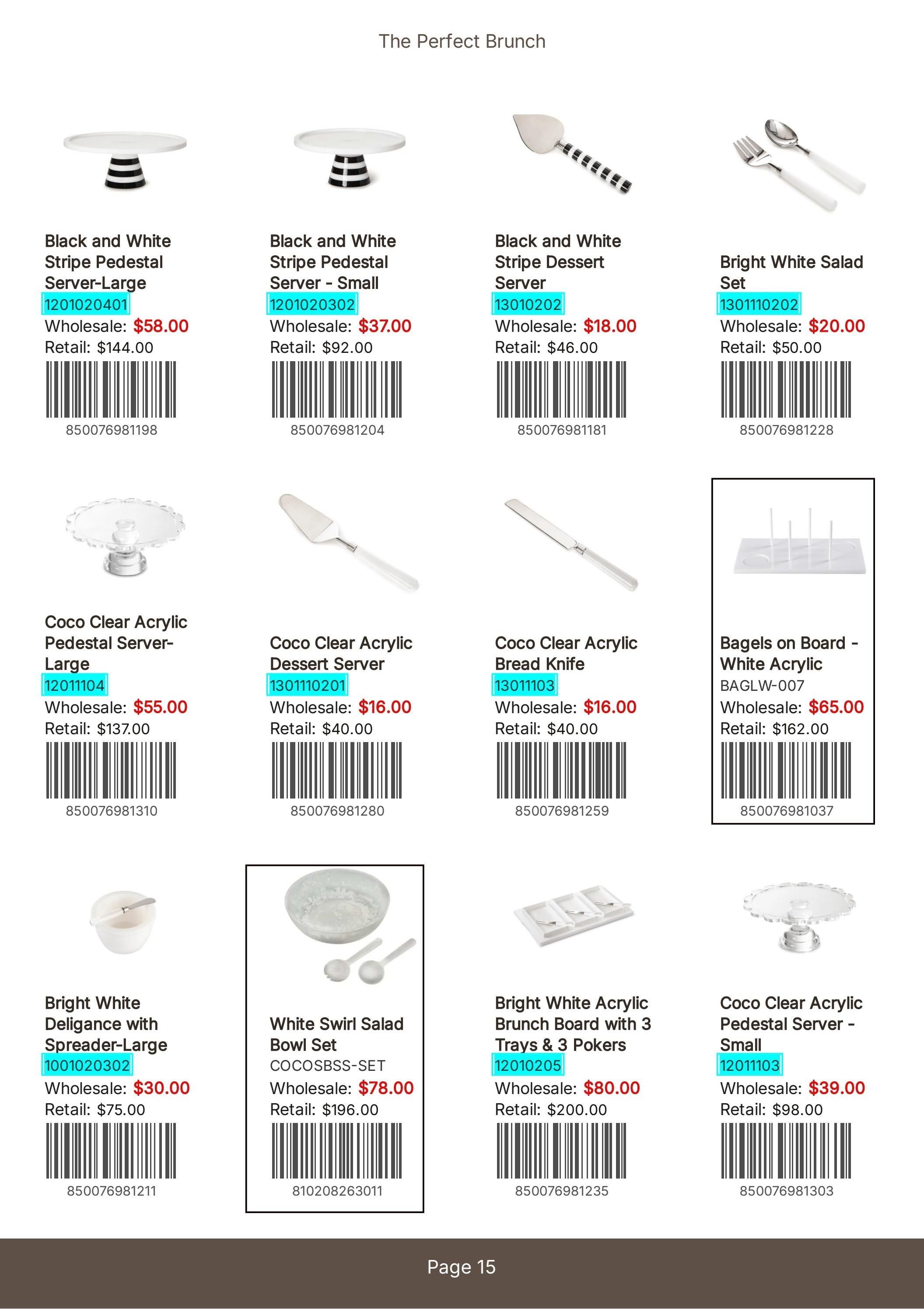 Inspired Generations Annual Tableware Catalog Weekly Ad January 1 - December 31, 2026