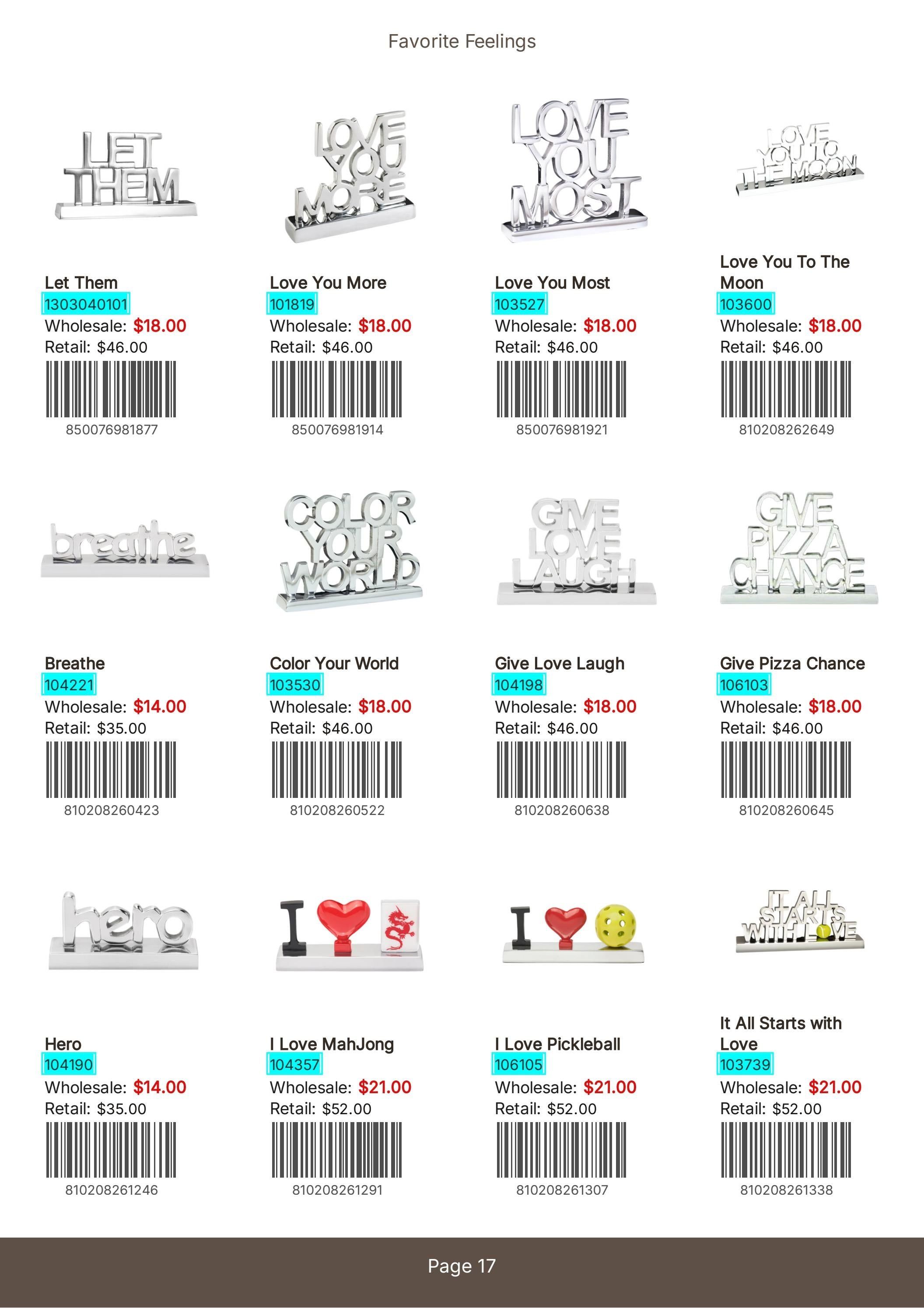 Inspired Generations Annual Tableware Catalog Weekly Ad January 1 - December 31, 2026