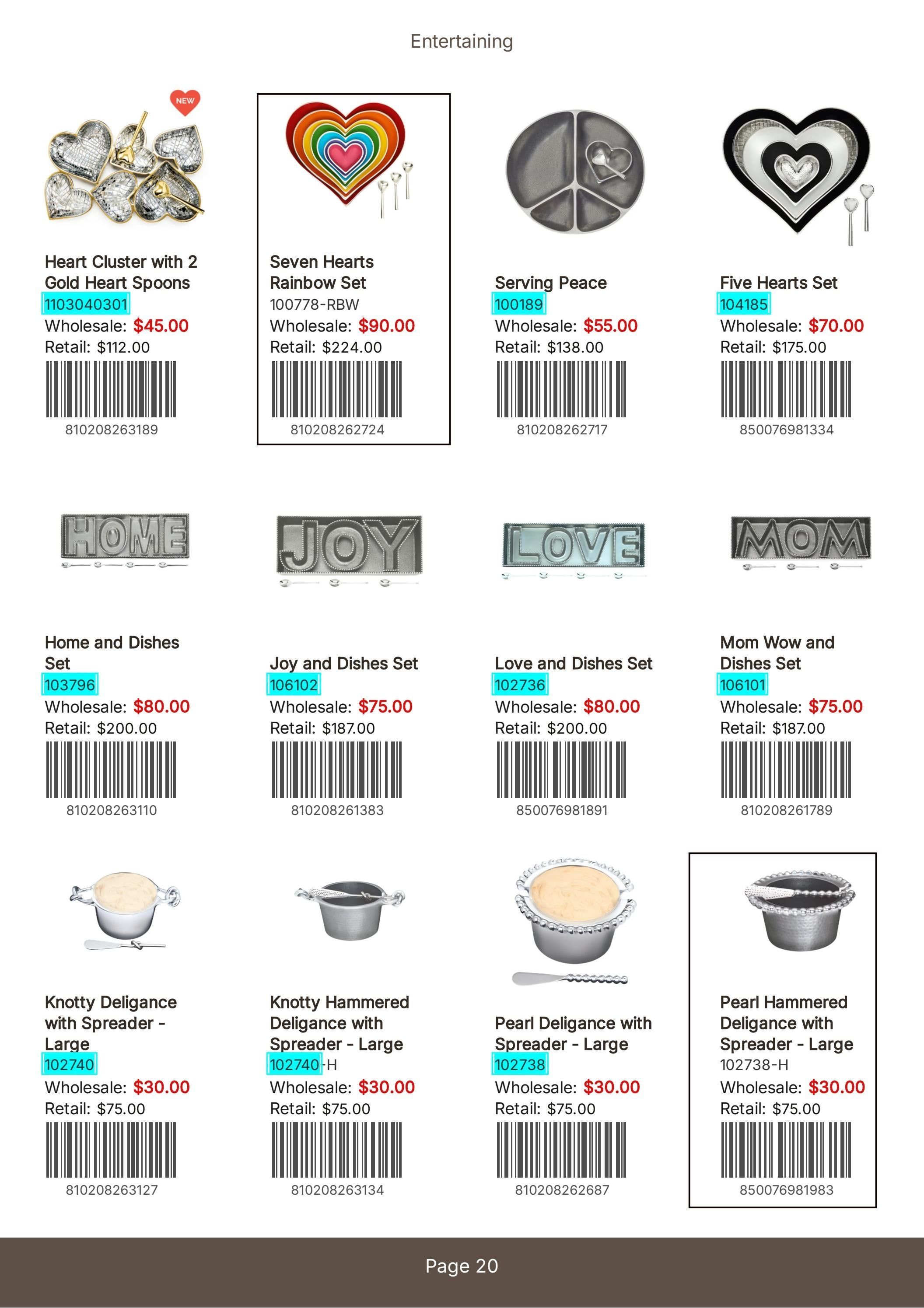 Inspired Generations Annual Tableware Catalog Weekly Ad January 1 - December 31, 2026