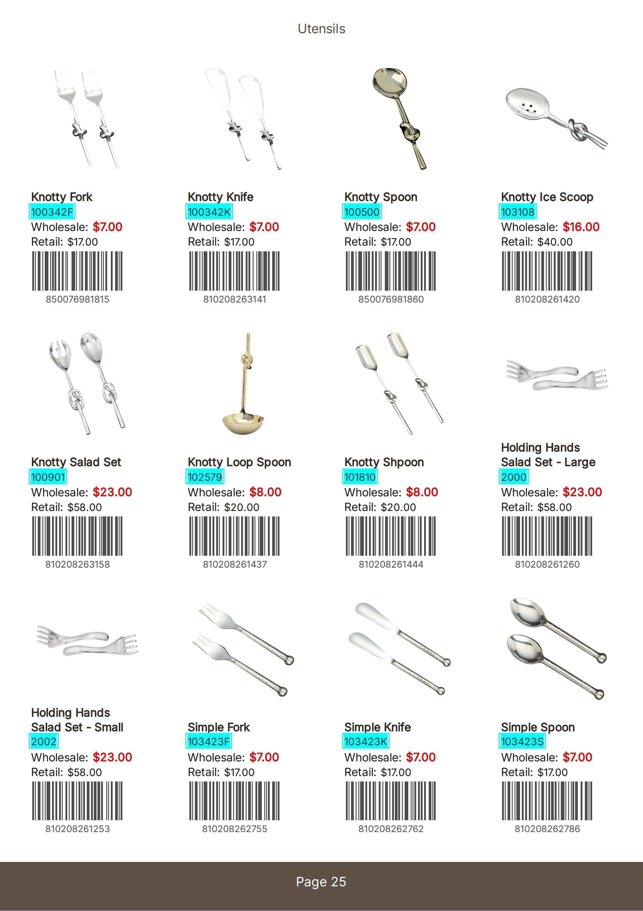 Inspired Generations Annual Tableware Catalog Weekly Ad January 1 - December 31, 2026