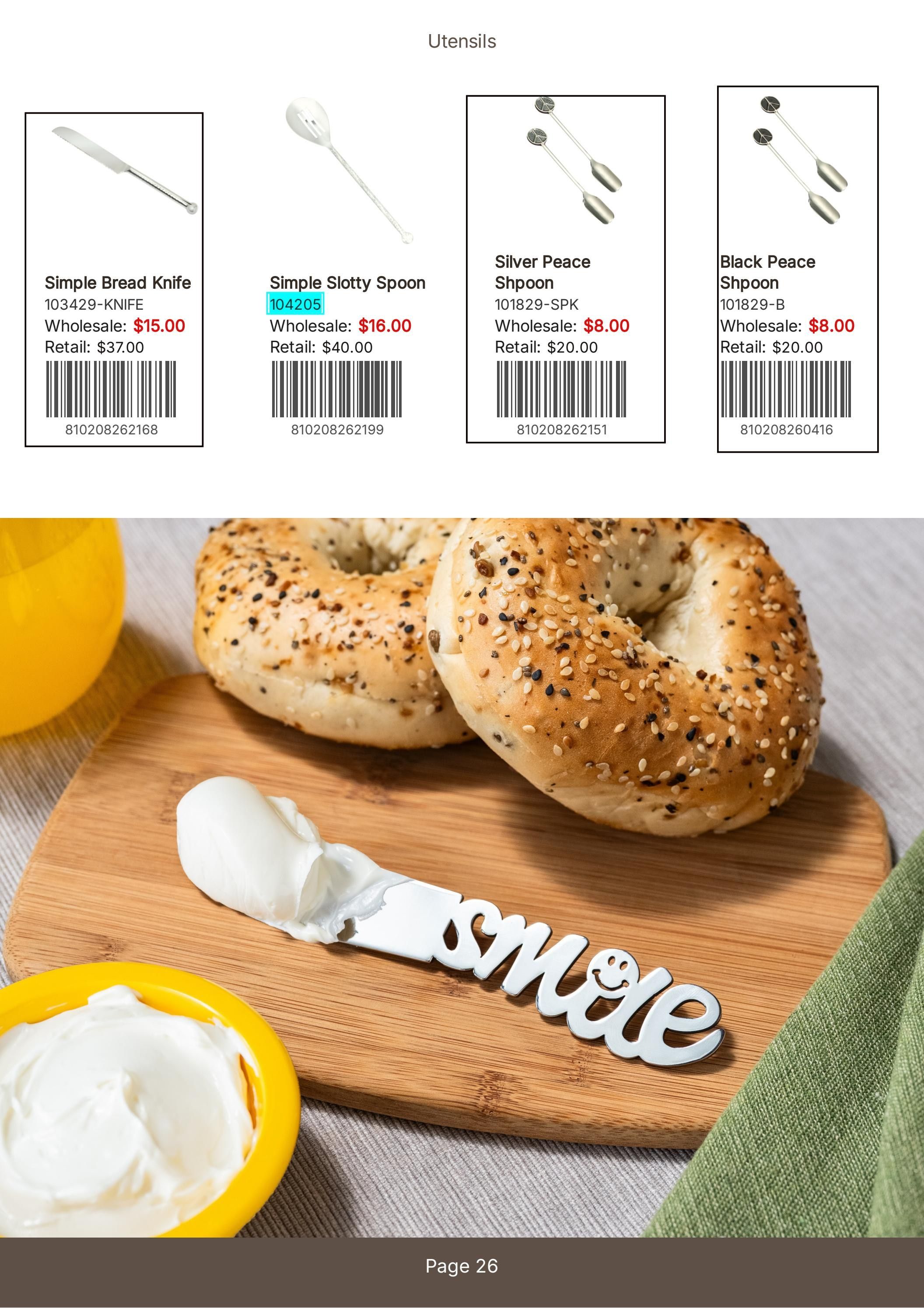 Inspired Generations Annual Tableware Catalog Weekly Ad January 1 - December 31, 2026