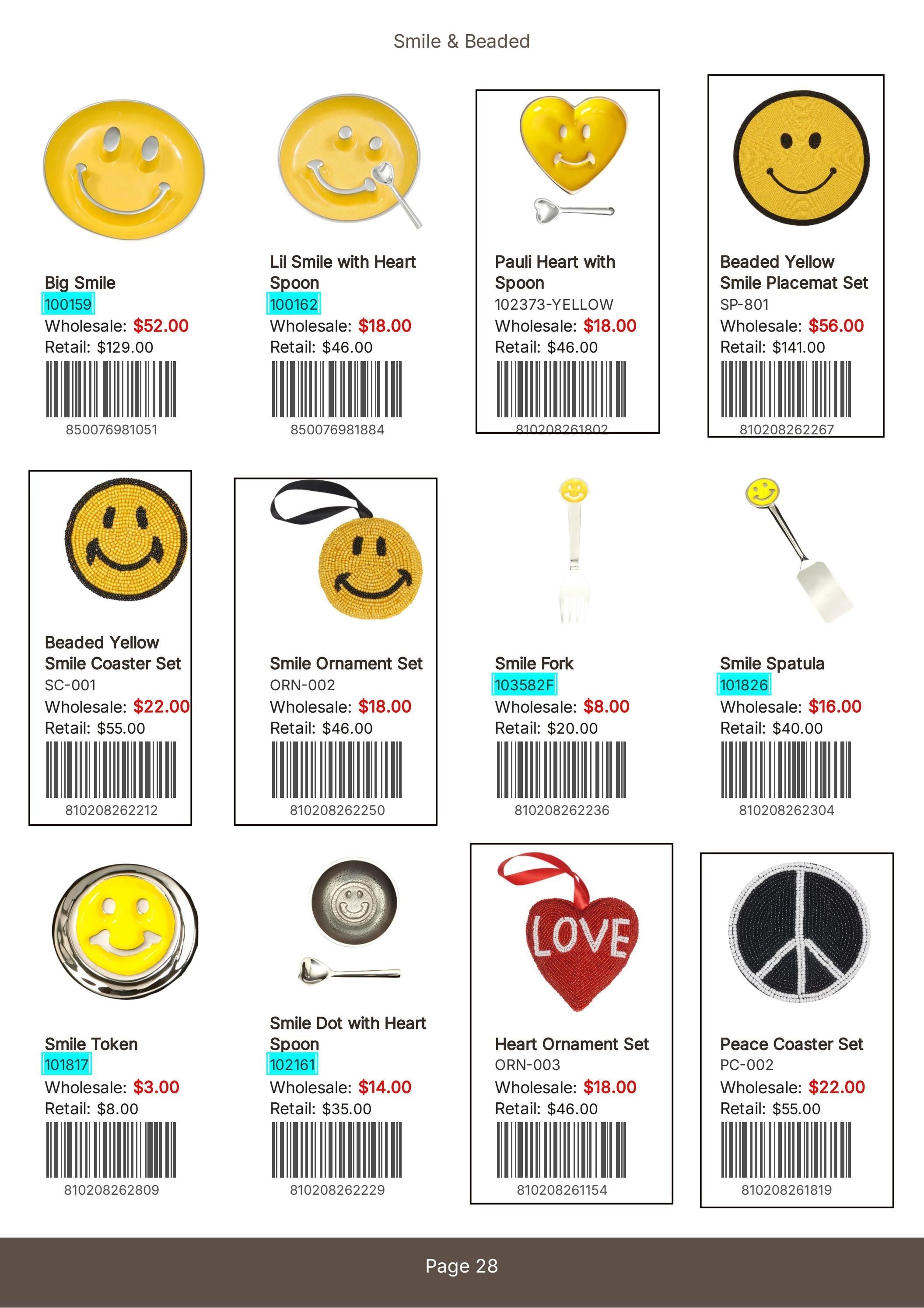 Inspired Generations Annual Tableware Catalog Weekly Ad January 1 - December 31, 2026
