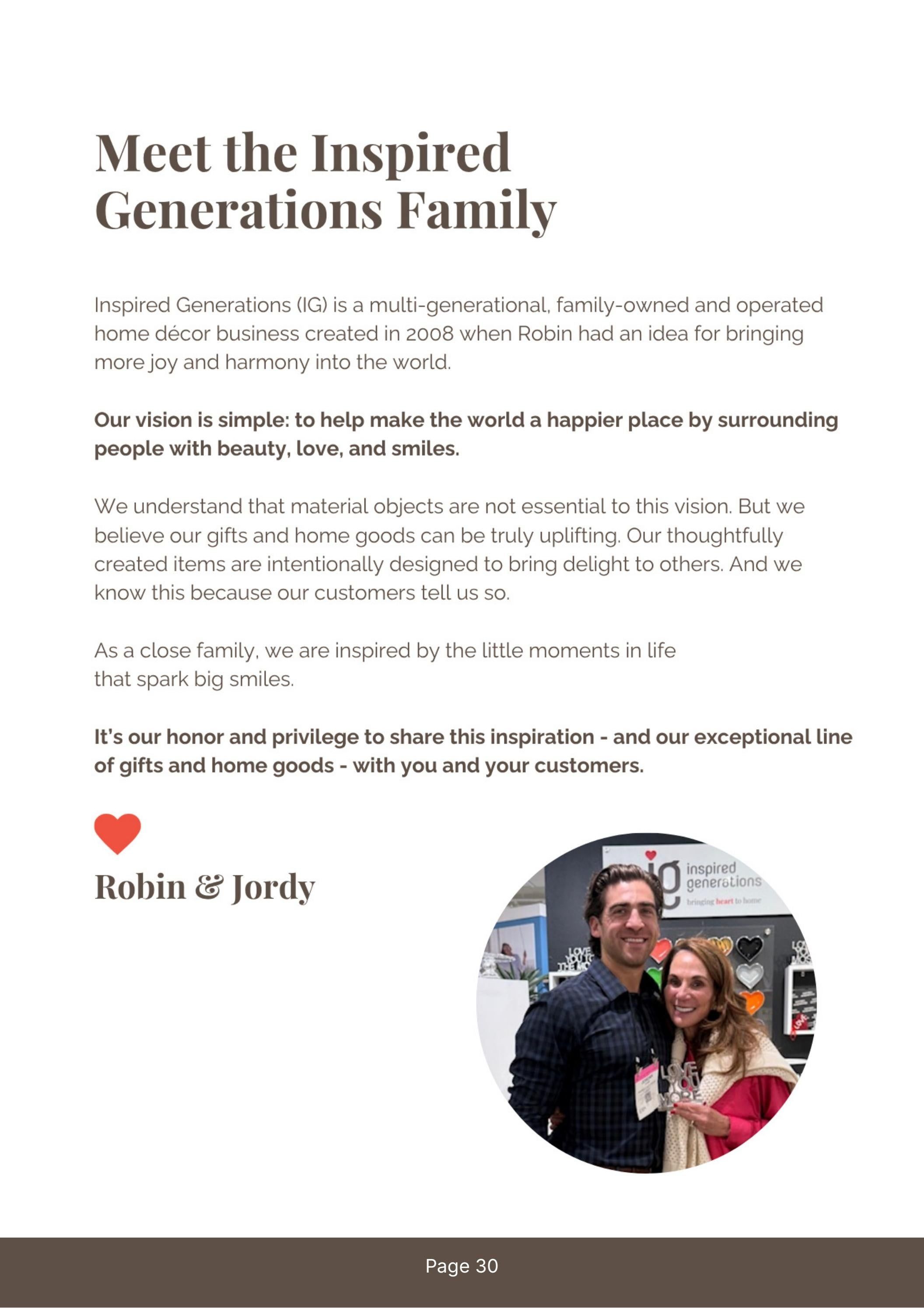 Inspired Generations Annual Tableware Catalog Weekly Ad January 1 - December 31, 2026