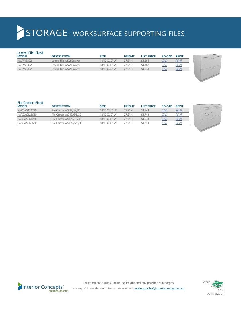 Interior Concepts Furniture Catalog Weekly Ad January 1 - December 31, 2026